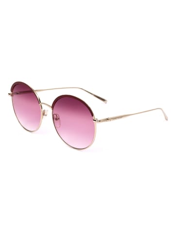 Longchamp Damskie okulary przeciwsłoneczne w kolorze złoto-brązowo-różowym