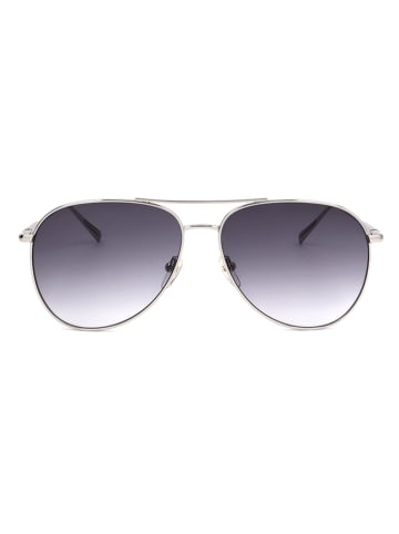 Longchamp Dameszonnebril zilverkleurig/blauw