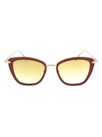 Longchamp Damen-Sonnenbrille in Rot-Gold/ Gelb