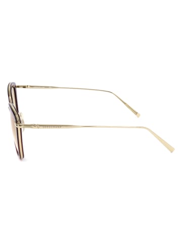 Longchamp Damskie okulary przeciwsłoneczne w kolorze złoto-czerwono-żółtym