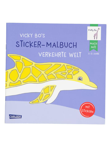 Carlsen Malbuch "Vicky Bo's Sticker-Malbuch Verkehrte Welt"