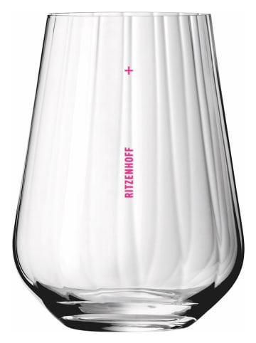 RITZENHOFF Szklanki (2 szt.) w kolorze szaro-różowym - 540 ml