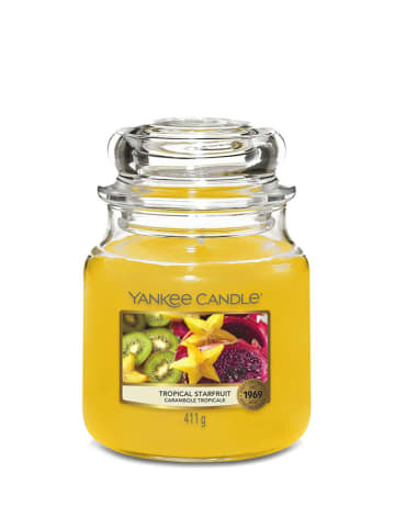 Yankee Candle Średnia świeca zapachowa - Tropical Starfruit - 411 g