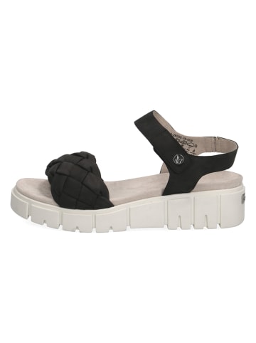 Caprice Leren sandalen "Sally" zwart