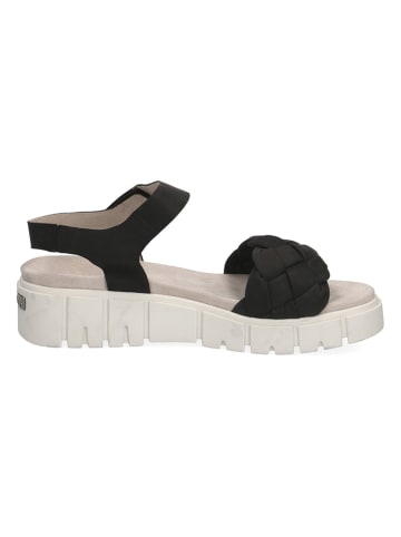 Caprice Leder-Sandalen "Sally" in Schwarz