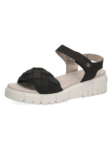 Caprice Leren sandalen "Sally" zwart