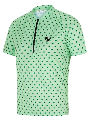 Ziener Koszulka kolarska "Prescilla" w kolorze zielonym