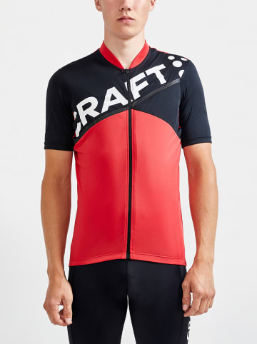 Craft Fietsshirt zwart/rood