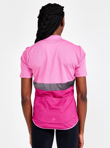 Craft Koszulka kolarska w kolorze różowym