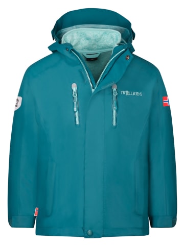 Trollkids 3in1-Funktionsjacke "Lofoten" in Blau