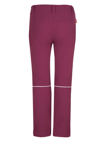 Trollkids Spodnie softshellowe "Fjell" w kolorze fioletowym