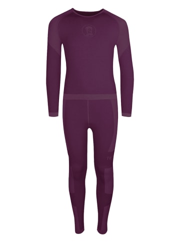 Trollkids 2-delige fuctioneel ondergoedset "Hemsedal Baselayer" paars
