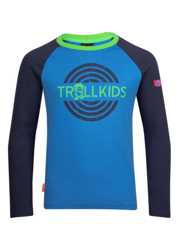 Trollkids Functioneel shirt "Preikestolen" blauw