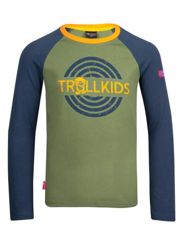 Trollkids Functioneel shirt "Preikestolen" kaki