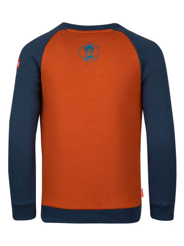Trollkids Sweatshirt "Sandefjord" in Orange