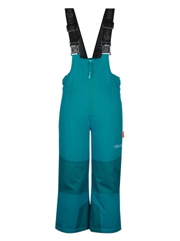 Trollkids Spodnie narciarskie "Nordkapp" w kolorze turkusowym