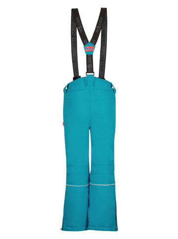 Trollkids Spodnie narciarskie "Holmenkollen" - Slim fit - w kolorze niebieskim