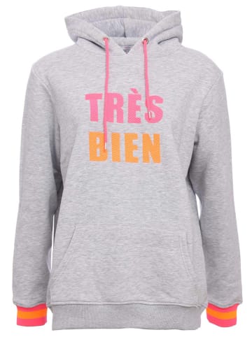 Zwillingsherz Hoodie "Keira" in Grau