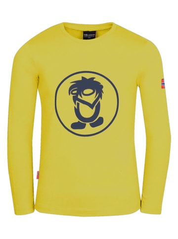 Trollkids Koszulka funkcyjna "Troll" w kolorze żółtym
