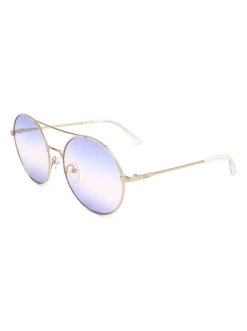 Karl Lagerfeld Damen-Sonnenbrille in Silber/ Lila