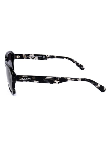 Guess Męskie okulary przeciwsłoneczne w kolorze czarno-szarym