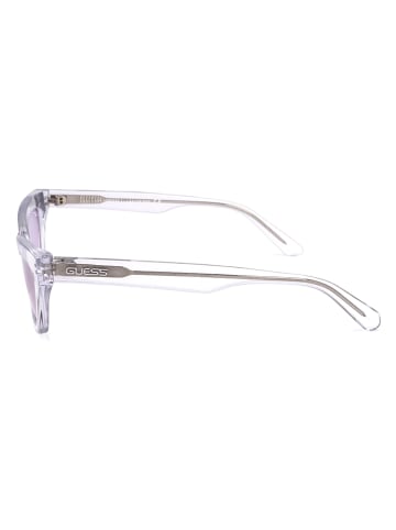 Guess Damen-Sonnenbrille in Transparent/ Lila