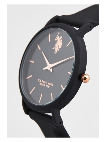 U.S. Polo Assn. Zegarek kwarcowy w kolorze czarnym