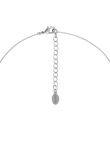 U.S. Polo Assn. Vergold. Halskette mit Kristallen und Perle - (L)38 cm