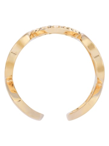 U.S. Polo Assn. Vergulde ring met kristallen