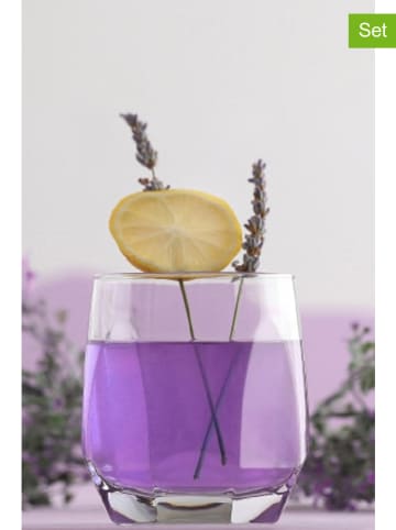 Violeta Home 6-delige set: glazen transparant - 215 ml