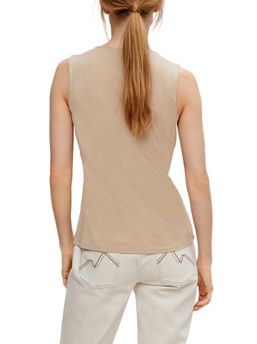Comma Bluse in Beige