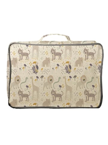 little nice things Tas "Africa" beige - (B)36 x (H)11 x (D)25 cm