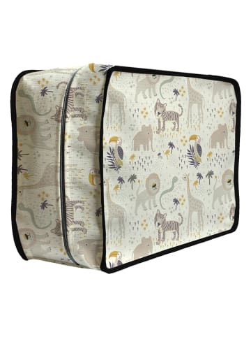 little nice things Tas "Africa" beige - (B)36 x (H)11 x (D)25 cm
