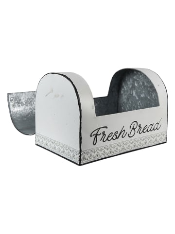 Clayre & Eef Broodtrommel wit - (B)30 x (H)20 x (D)20 cm
