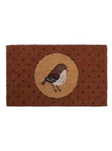 Clayre & Eef Kokos-Fußmatte in Braun - (L)75 x (B)45 cm