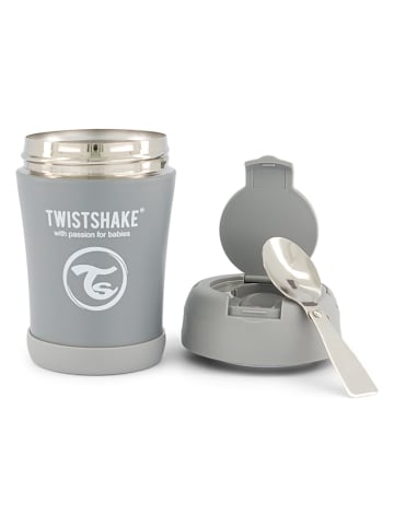 Twistshake Pojemnik termiczny w kolorze szarym - 350 ml