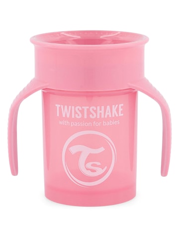 Twistshake Drinkleerbeker "360" lichtroze - 230 ml