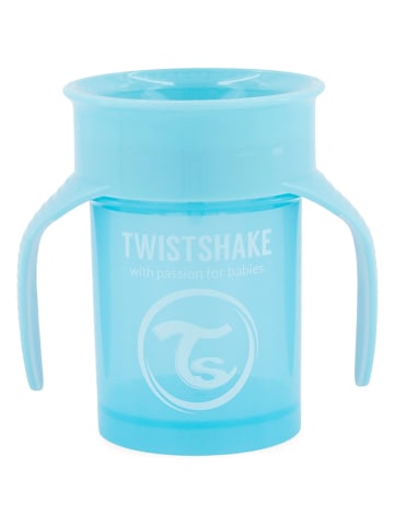 Twistshake Kubek "360" w kolorze niebieskim do nauki picia - 230 ml