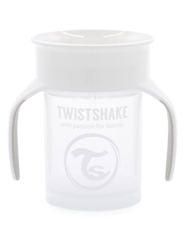 Twistshake Drinkleerbeker "360" wit - 230 ml