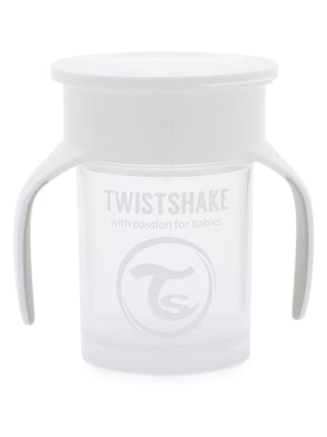 Twistshake Kubek "360" w kolorze białym do nauki picia - 230 ml