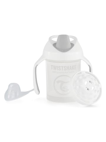 Twistshake Drinkleerfles wit - 230 ml