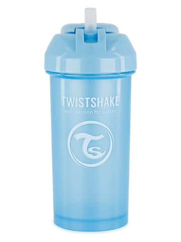 Twistshake Butelka w kolorze błękitnym do nauki picia - 360 ml