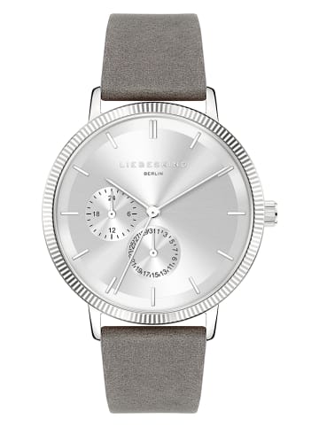 Liebeskind Quarzuhr in Grau/ Silber