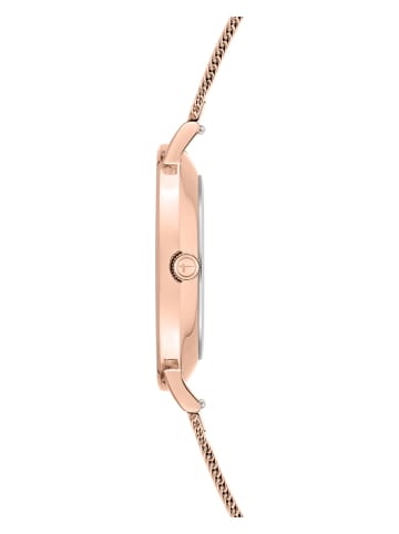 Tamaris Quarzuhr in Roségold/ Schwarz