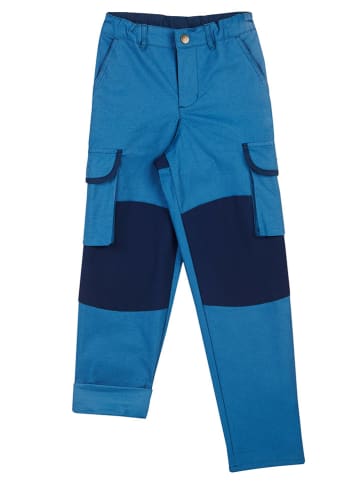 Finkid Spodnie funkcyjne "Kelkka Canvas" w kolorze niebieskim