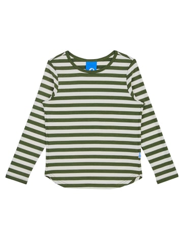 Finkid Koszulka "Merisilli" w kolorze zielonym ze wzorem