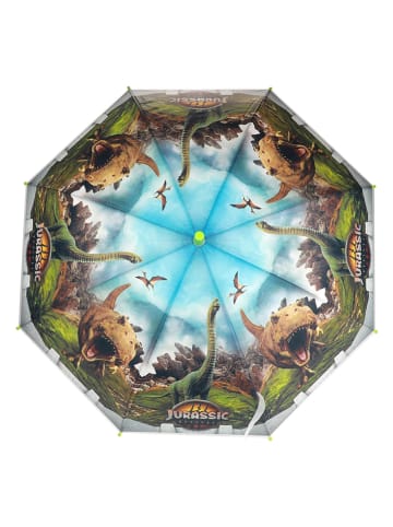 Toi-Toys Parasol "Dino" w kolorze zielono-niebieskim