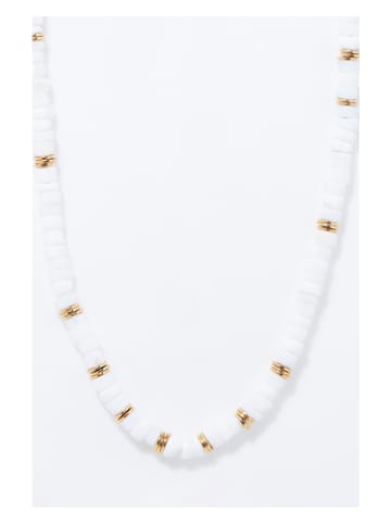 AMAZONIA Vergulde ketting "Atlacoya" met edelstenen - (L)43 cm