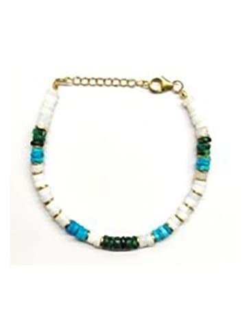 AMAZONIA Vergulde armband "Yaretzi" met edelstenen