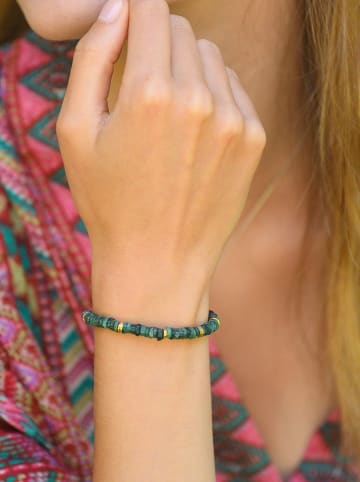 AMAZONIA Vergold. Armband "Atlacoya" mit Edelsteinen